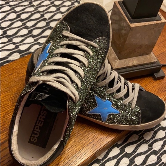 Golden Goose Glitter Green - Picture 7 of 8